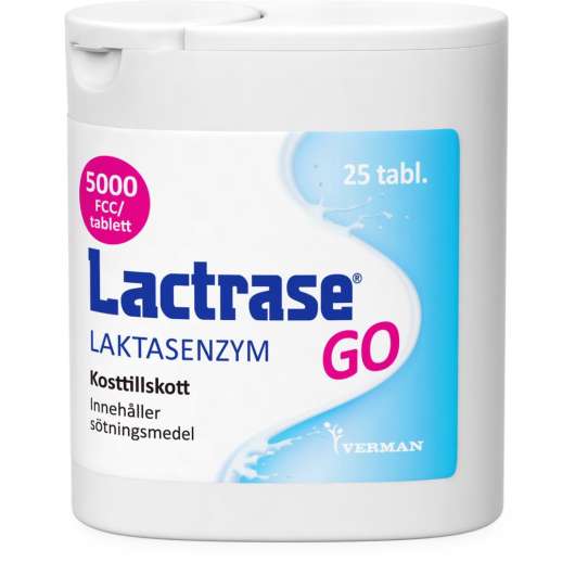 Lactrase GO Laktasenzym tablett 25 st