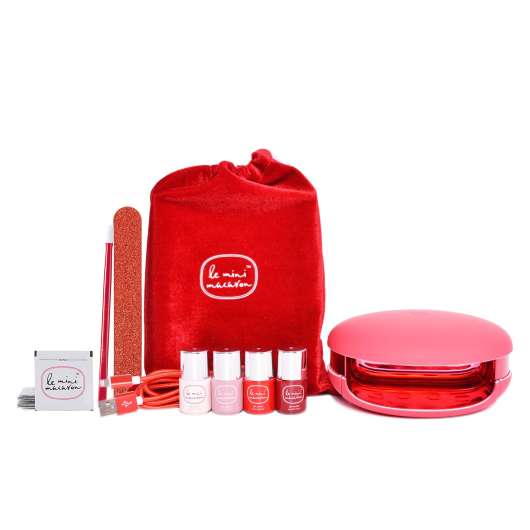 Le Mini Macaron Gel Manicure Kits Rouge et Moi Manicure Kit