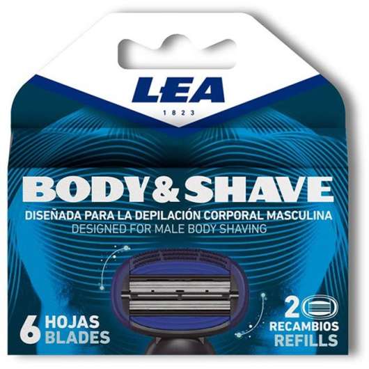 LEA Men Body & Shave 6 Blade Razorblades