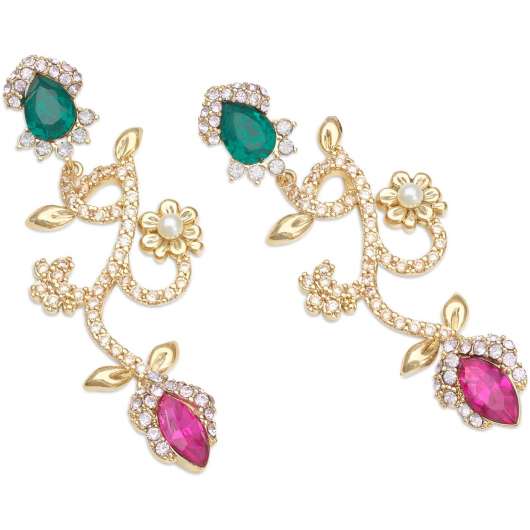 Lily and Rose Camille earrings - Emerald pink Emerald pink