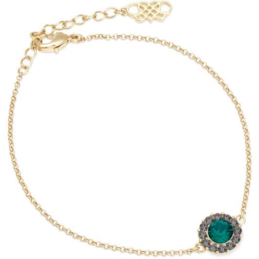 Lily and Rose Celeste bracelet - Emerald / Black diamond  Emerald / Bl