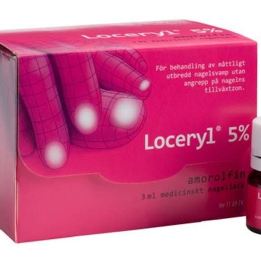 Loceryl, medicinskt nagellack 5 % Galderma Nordic AB 3 ml