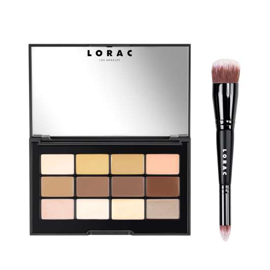 Lorac PRO Conceal & Contour Palette & Makeup Brush