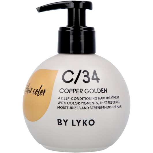 Lyko Haircolor C/34 Copper Golden 200ml Färgbomb