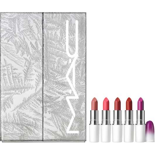 MAC Cosmetics Frostbitten Kiss Lustreglass Lipstick x 5: Fresh Shades
