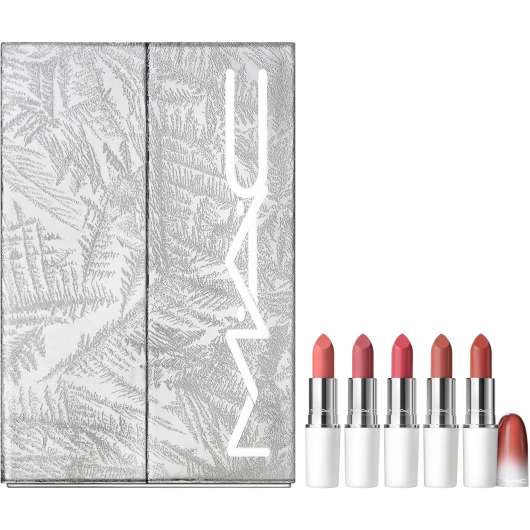 MAC Cosmetics Frostbitten Kiss Lustreglass Lipstick x5: Bestsellers Gi