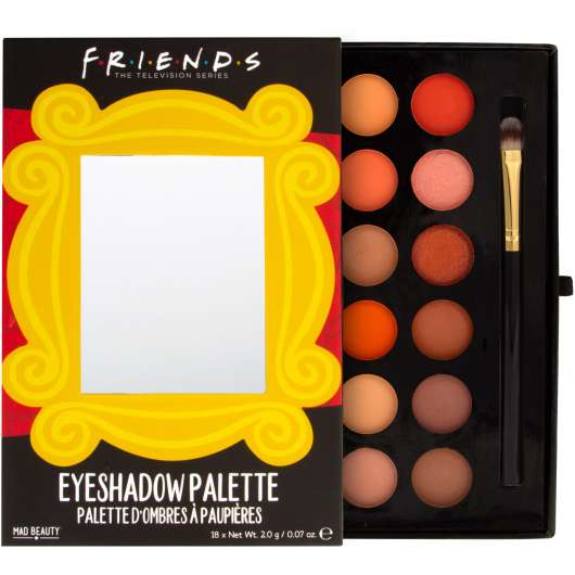 Mad Beauty Warner Friends Eyeshadow palette in Frame 36 g