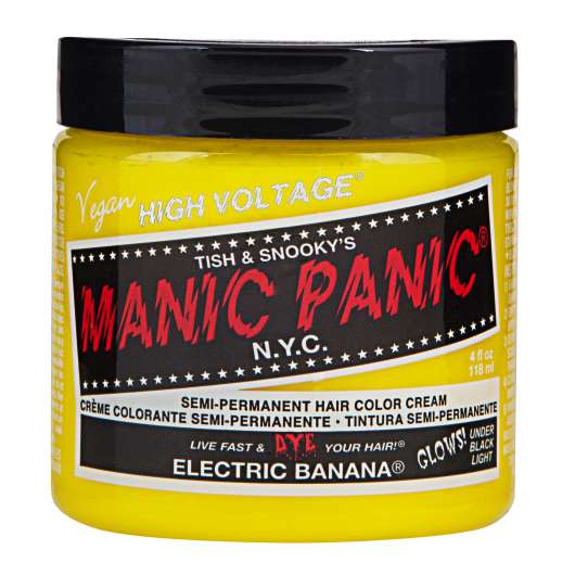 Manic Panic Semi-Permanent Hair Color Cream Electric Banana