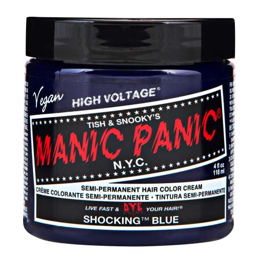 Manic Panic Semi-Permanent Hair Color Cream Shocking Blue