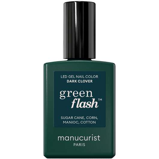 Manucurist Green Flash Gel Polish Dark Clover