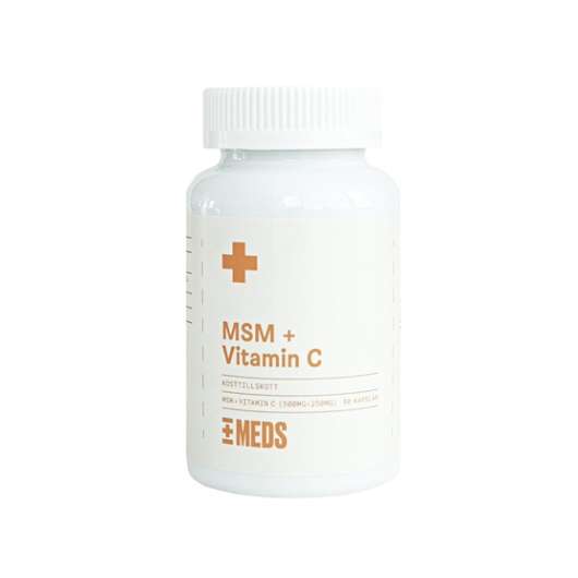 MEDS MSM 500 mg + Vitamin C 250 mg 90 kapslar