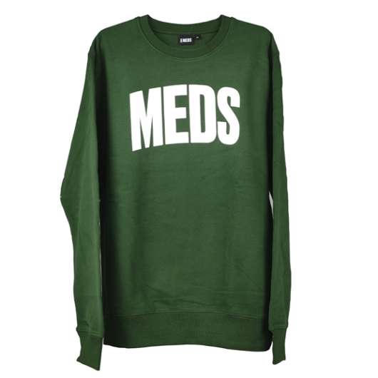 MEDS Sweatshirt Green med White S