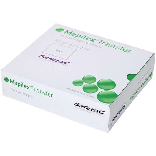 Mepilex Transfer 7,5x8,5 cm 5 st