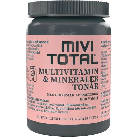 Mivitotal Tonår 90 tabletter