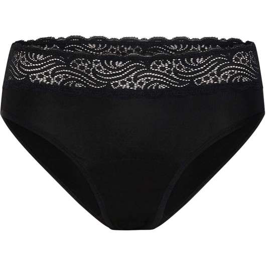 Modibodi Sensual Hi Waist Bikini Moderate-Heavy Black 10 S