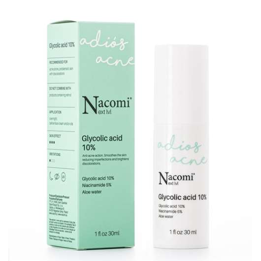 Nacomi Next Level Adios Acne Glycolic Acid 10% 30 ml