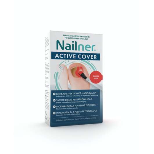 Nailner Active Cover Coral Red 30 ml