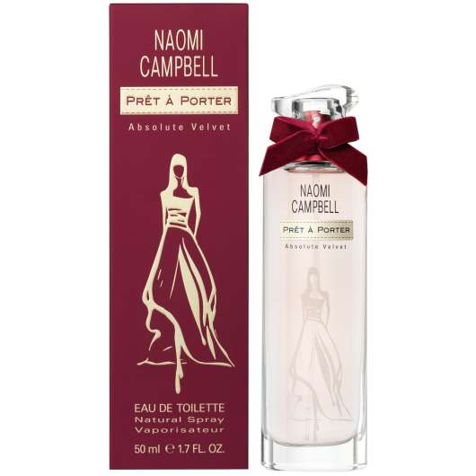 Naomi Campbell Pret-A-Porter Absolute Velvet Eau De Toilette 50 ml