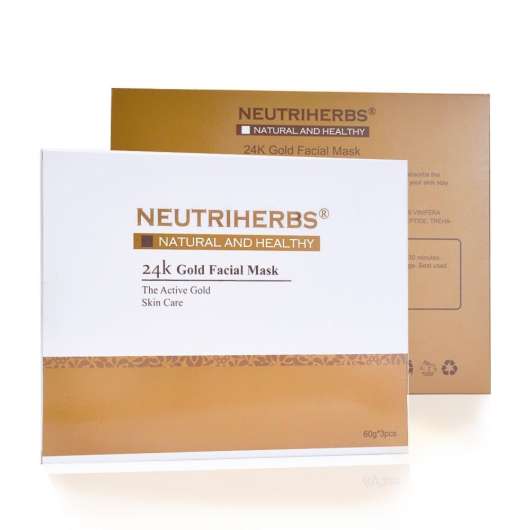 Neutriherbs 24K Gold Collagen Facial Mask 3 Pack