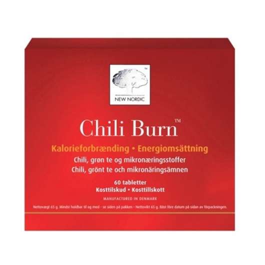 New Nordic Chili Burn 60 tabletter