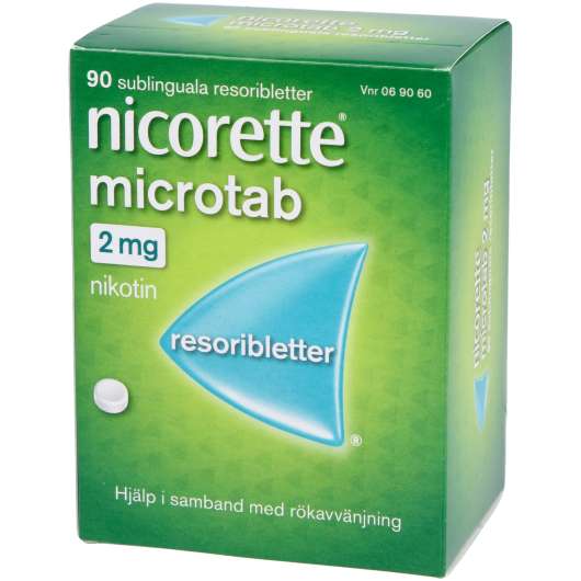 Nicorette Microtab 2mg 90 st