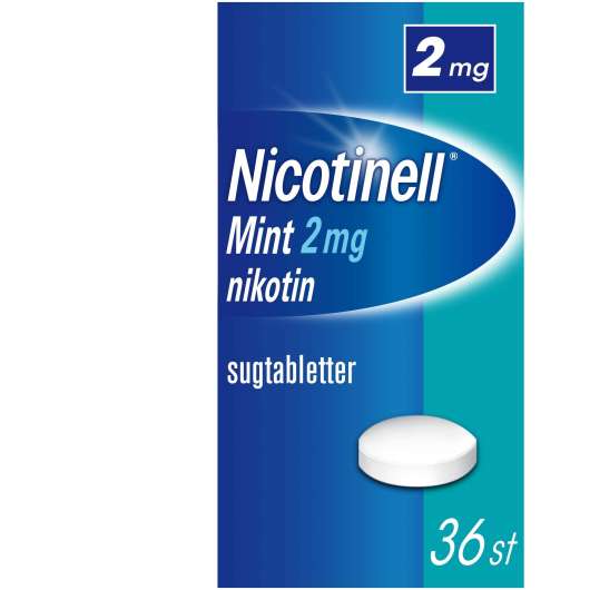 Nicotinell Mint 2 mg Nikotin Sugtabletter 36 st