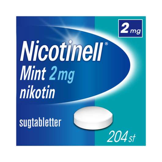 Nicotinell Mint komprimerad sugtablett 2 mg 204 st