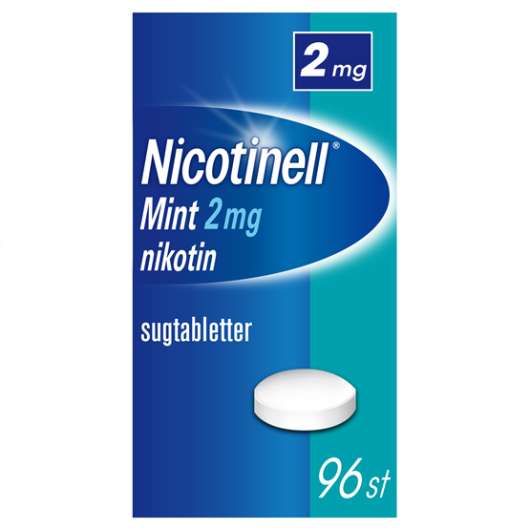 Nicotinell Mint komprimerad sugtablett 2 mg 96 st