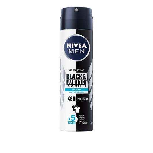 Nivea deo invisible black & white fresh spray 150 ml
