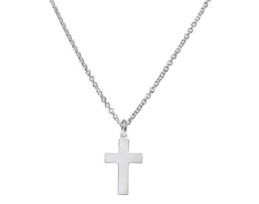 Nordic Spectra Classic Cross Halsband Silver