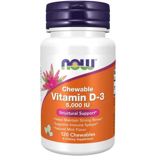 NOW  Vitamin D-3 5000 Iu  120 st