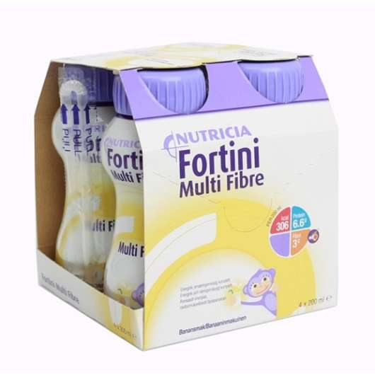 Nutricia Fortini Multi Fibre Banan 4 x 200 ml
