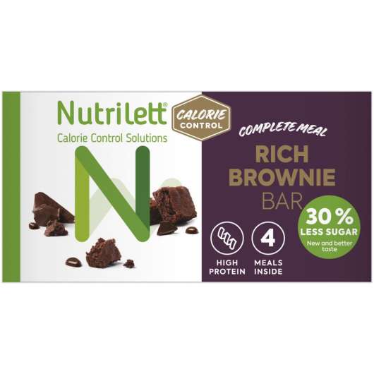 Nutrilett Rich Brownie Bar 4 st