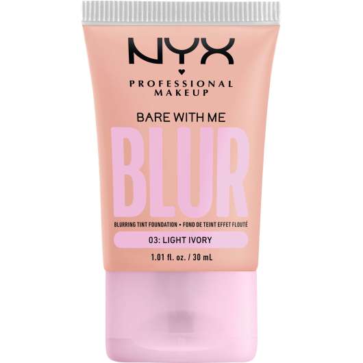 NYX PROFESSIONAL MAKEUP Bare With Me Blur Tint Foundation 03 Light Ivo