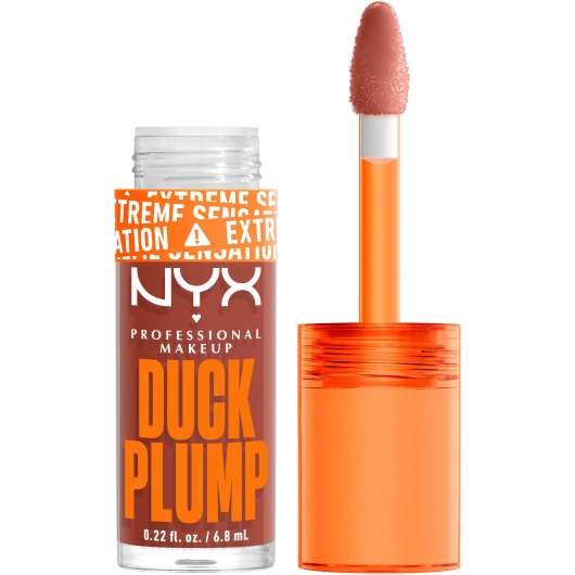 Nyx professional makeup duck plump lip lacquer 05 brown of applause