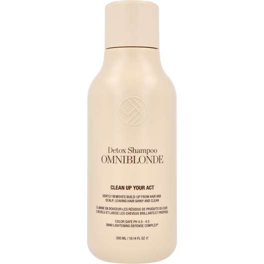 OMNIBLONDE Clean Up Your Act Detox Shampoo 300 ml