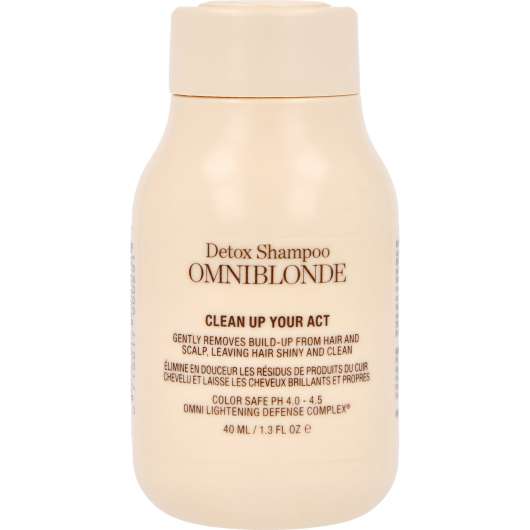 OMNIBLONDE Clean Up Your Act Detox Shampoo 40 ml