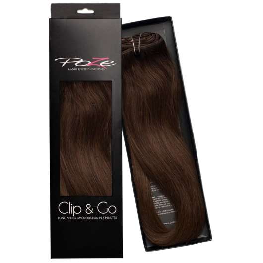 Poze Hairextensions Clip & Go Standard Real Hair Extensions 60 cm 4B C