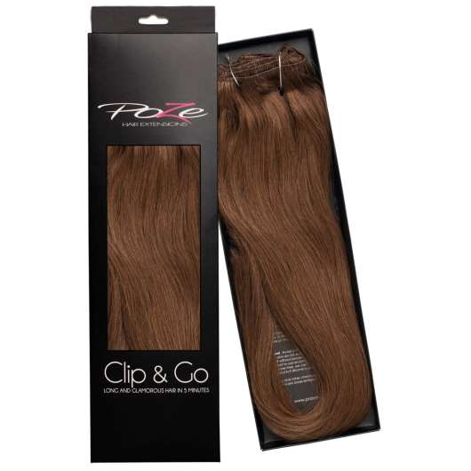 Poze Hairextensions Clip & Go Standard Real Hair Extensions 60 cm 6B L