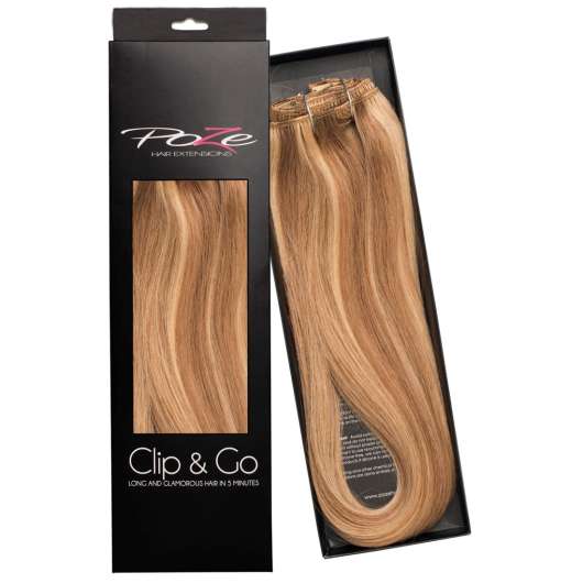 Poze Hairextensions Clip & Go Standard Real Hair Extensions 60 cm 8B/1