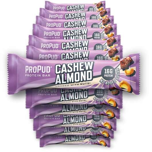 ProPud Protein Bar Cashew Almond 12 x 55 g