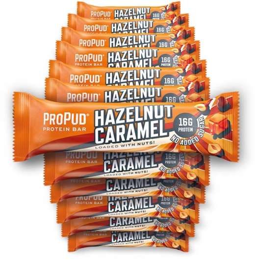 ProPud Protein Bar Hazelnut Caramel 12 x 55 g