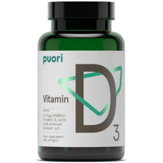 PUORI D3 Vitamin D 2500IE (62,5µg) 54 st