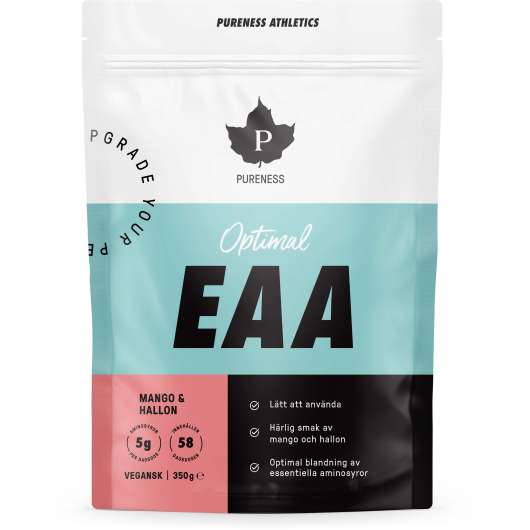 Pureness Athletics Optimal EAA-pulver Mango & Hallon 350 g