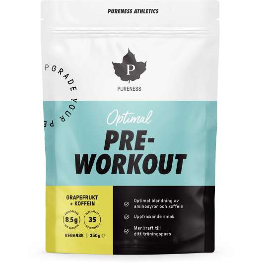 Pureness Athletics Optimal Pre-Workout Grapefrukt + koffein 350 g