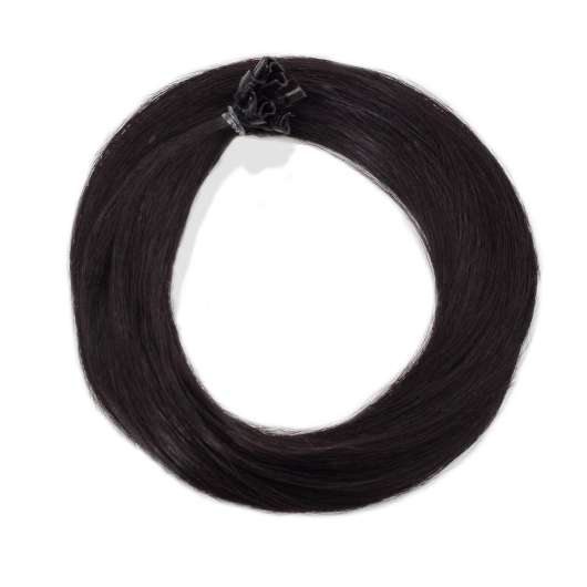 Rapunzel of Sweden Nail Hair Premium Straight 30 cm 1.2 Black Brown