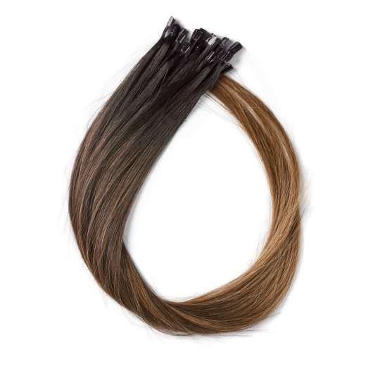 Rapunzel of Sweden Nail Hair Premium Straight 30 cm Deep Brown Color