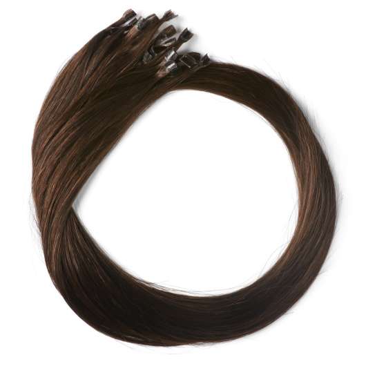 Rapunzel of Sweden Nail Hair Premium Straight 30cm 2.3 Chocolate Brown