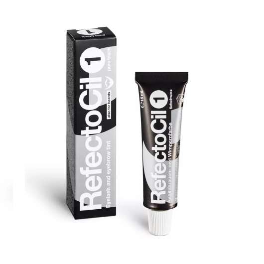 RefectoCil Eyelash and Eyebrow Tint Pure Black No. 1 - 15ml
