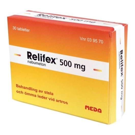 Relifex, filmdragerad tablett 500 mg Meda AB 30 st